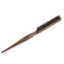 Wood Handle Natural Boar Bristle Hair Brush Fluffy Comb Hairdressing Barber C9O9