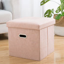 Multifunctional Foldable Fabric Storage Stool Bench Box Foot Stool Folding Chair