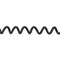 Black Stretchable Headphone Spring Wire 3.5mm Cable for Headset Beyerdynamic DT 770 990