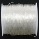 1 Roll Nylon Elastic Thread for Jewellery Making White 0.8mm U5B6
