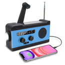 Ipree Manual Hand Crank Generator Radio SOS Lighting Solar Energy Wind-up Radio USB Emergency Phone Charger