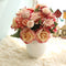 Rose Artificial Flowers Bridal Bouquet Fake Flower for Home Wedding Decoration