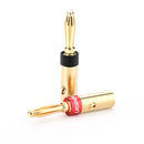 Ugreen 2 Pair 4 Pcs Corrosion-Resistant Banana Plug Connector for Audio Video Amplifier Speaker