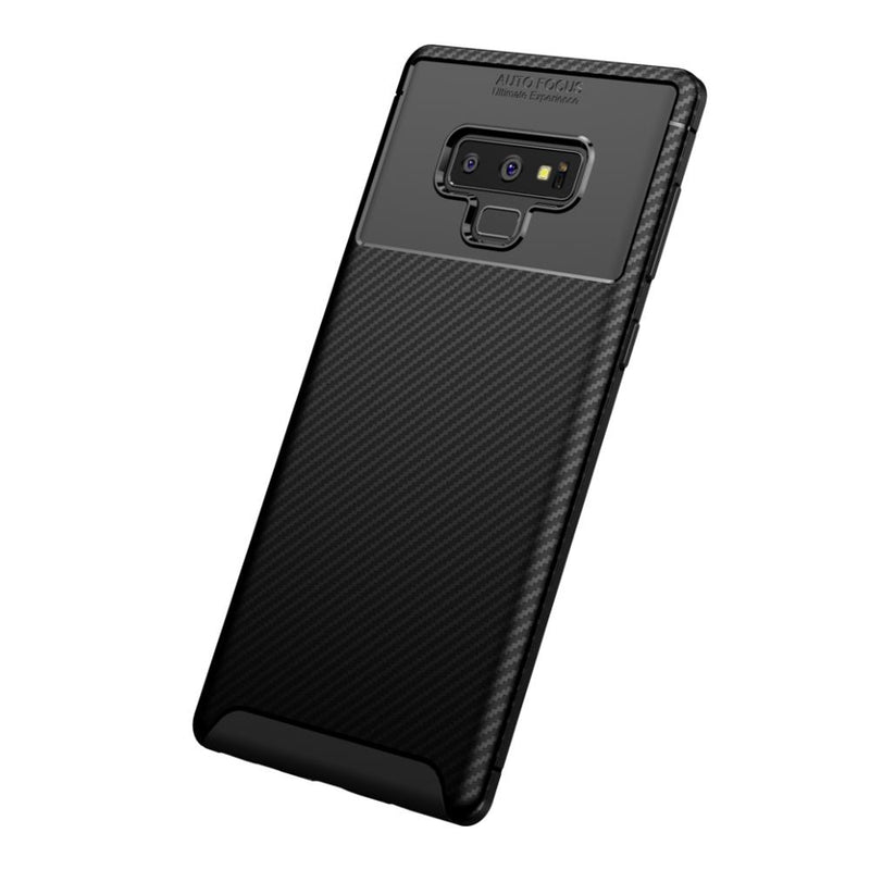 Bakeey Protective Case For SamsungNote 9 Slim Carbon Fiber Fingerprint Resistant Soft TPU Back Cover