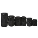 Portable Soft Video Camera Lens Case Pouch Bag Waterproof Black For Standard Zoom Lenses