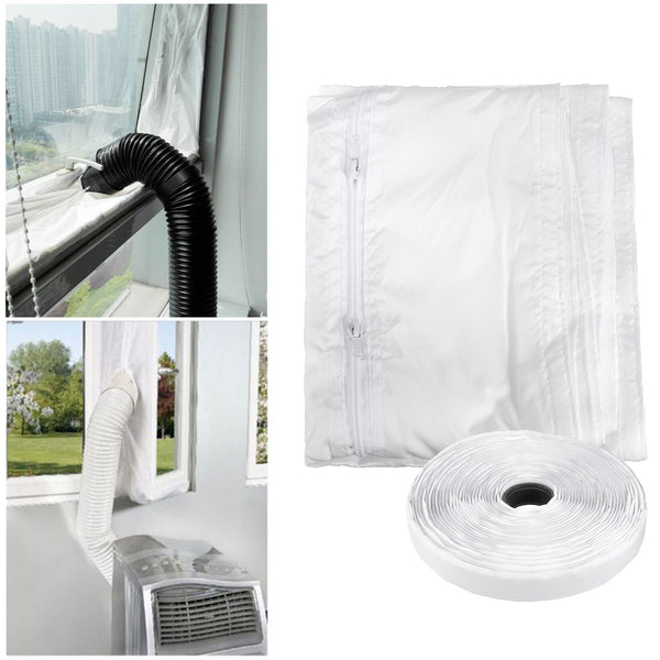 Universal Air Locks Window Seal Cloth for Mobile Air Conditioners with Adhesive Tape