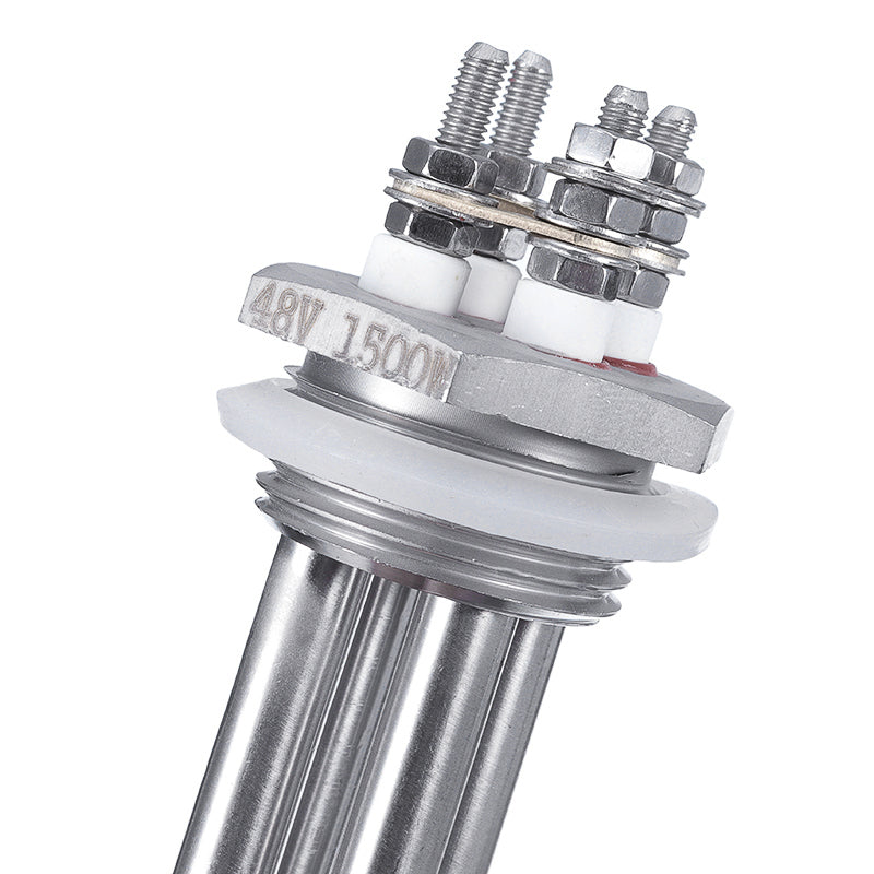 48V 1500W Submersible Immersion Water Heater 1''NPT Flange Solar Energy Heating Element