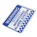8pcs Alarm System Monitored Warning Security Stickers Waterproof Security Sign