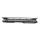 Car Front Bumper Black Mesh Grille With Chrome Trim For VW Jetta GTI Golf MK6 10-14