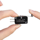 10pcs Micro 3Pins Limit Long Roller Lever Contact Toggle Switch SPDT AC125~250V 15A