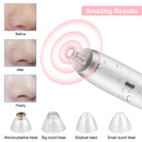 Portable Face Vacuum Pore Cleaner Electric Blackhead  Suction Diamond Dermabrasion Remover Scar Acne Pore Peeling Facial Skin Care
