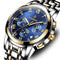 WISHDOIT WSD-016 Men Watch Fashion Chronograph Stainless Steel Strap Wrist Watch