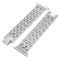 12mm Replacement Stainless Steel Diamond Wrist Watch Band Strap For Fitbit Versa