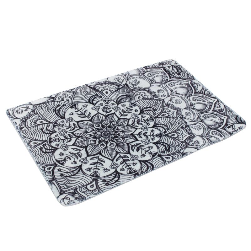 50x80cm Abstract Flower Anti-Slip Door Mats Floor Rug Living Room Carpet Bathmat