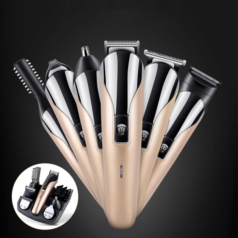 11 in 1 Wireless Electric Hair Clipper Shaver Multi-function Rechargeable Ears Beard Nose Hair Trimmer