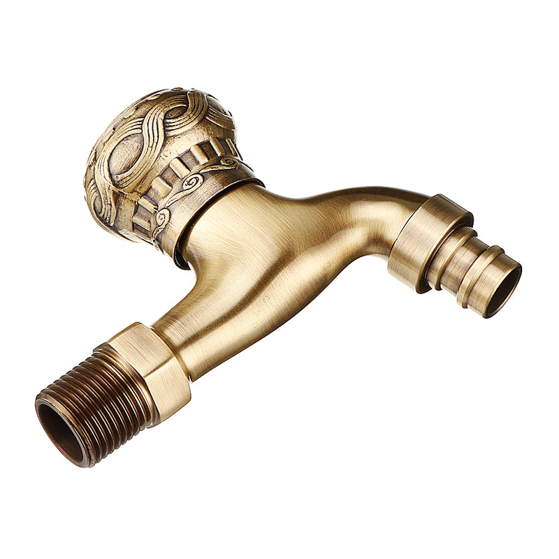 1/2 Inch Copper Washing Machine Faucet Mop Pool Sink Tap Wall Mounted Single Handle Garden Bathroom Basin Faucet