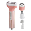 Multiused Hair Removal For Men&Women 4-in-1 Trimmer Cordless Nose Skin Hair Remover