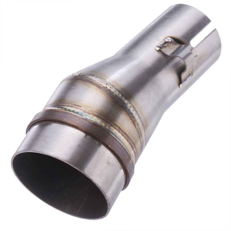 51mm To 35mm Motorcycle Stainless Exhaust Muffler Pipe Adapter Connector Polished 2''
