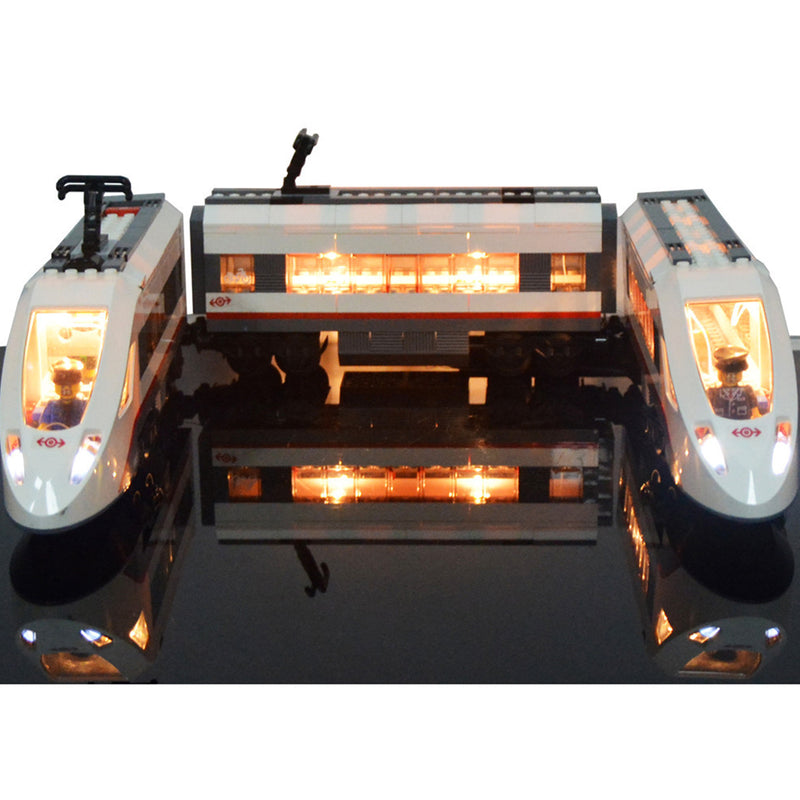 LED Light Lighting Kit ONLY For Lego City 60051 High-speed passenger Train Brick
