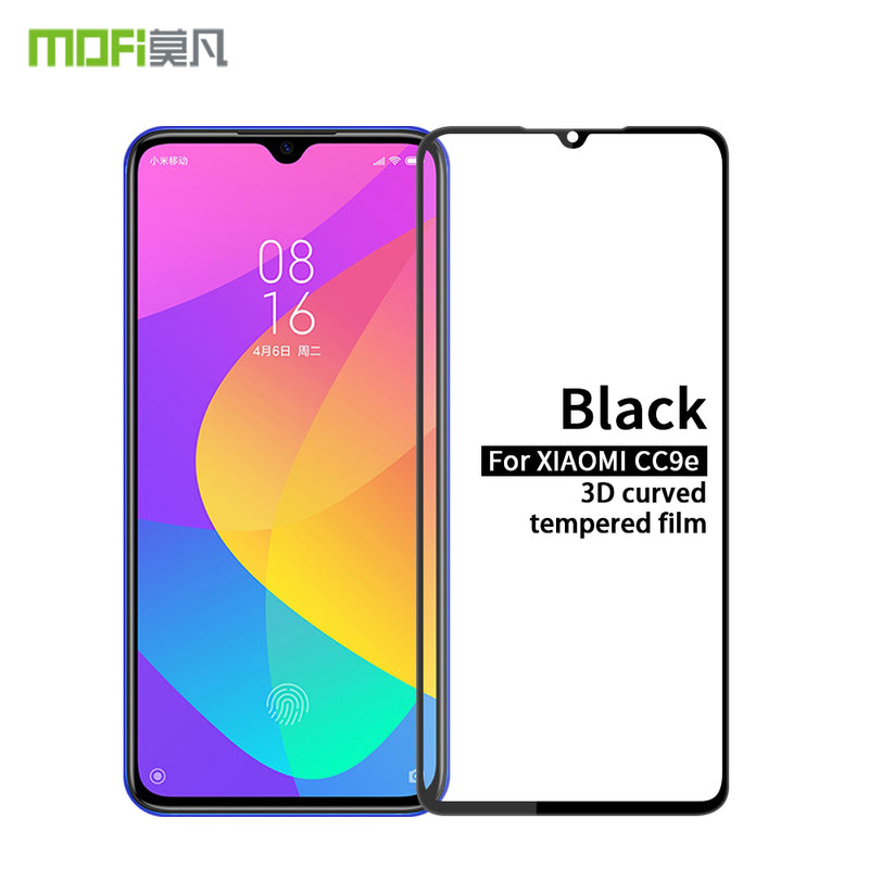Mofi 3D Curved Edge 9 Hardness Anti-Explosion Full Cover Tempered Glass Screen Protector for Xiaomi Mi A3 / Xiaomi Mi CC9e 6.088 inch