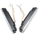2pcs 20SMD 5050 White 10SMD 3528 Yellow LED Car Daytime Running Lights DRL with Turn Lights