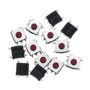 750pcs 10 Types Tactile Push Button Touch Switch Remote Keys Button Microswitch for school education Lab DIY Kit