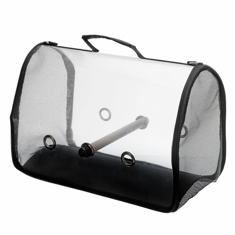 Transparent Handbag Travel Backpack Bird Carrier Cage Nest Pet Parrot Breathable