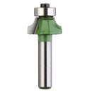 Drillpro 6Pcs 8mm Shank Router Bit Round Chamfer Edge Forming Router Bit Woodworking Cutter