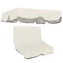 Outdoor Garden Swing Bench Hammock Canopy Waterproof Top Cover Sunshade + 2 Seater Chair Cover