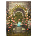 5x7FT Castle Photography Background Wedding Photo Studio Vinyl Backdrops Flowers