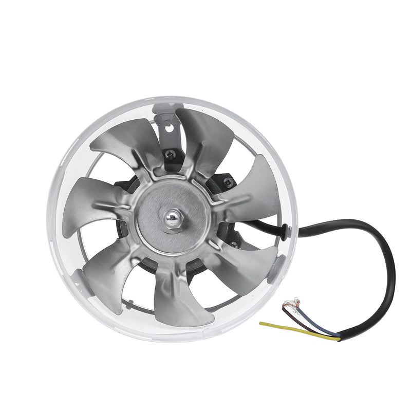 40W 6Inch Inline Duct Fan Booster 150mm Exhaust Blower Air Cooling Vent Ventilation Fan 1080m/ h