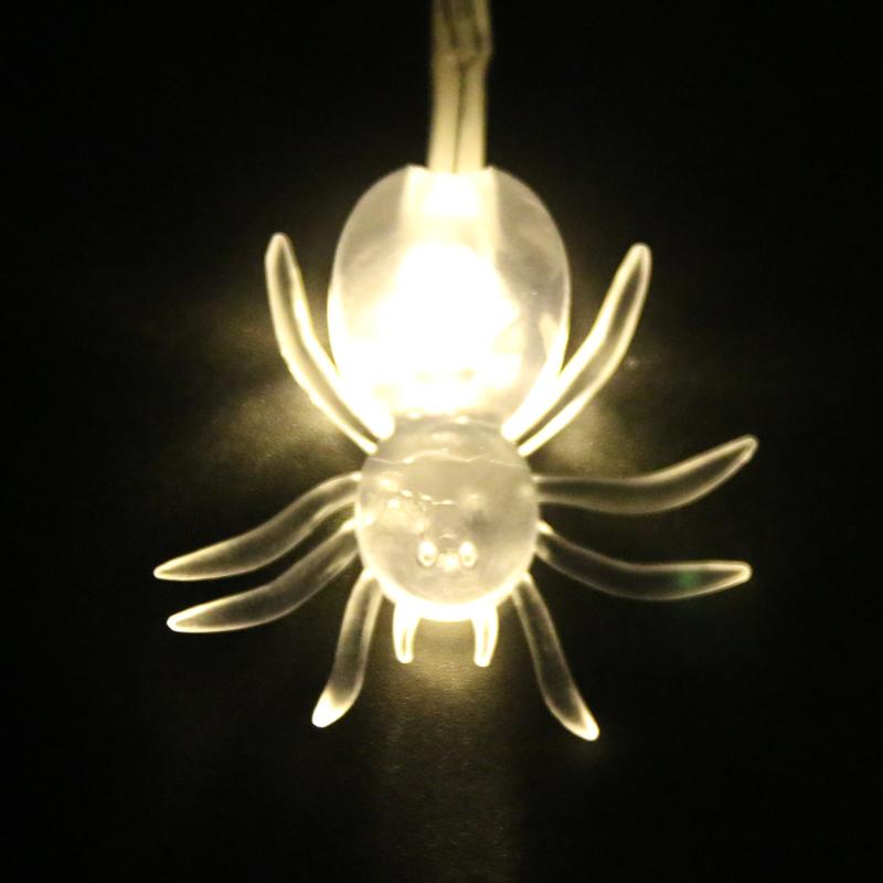 KCASA 2M 20 LED Halloween Spider String Lights LED Fairy Lights for Festival Christmas Halloween