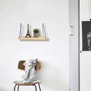 Wall Shelf Wood Iron Hanging Holder Storage Wall Mount Rack Home Display Decorations