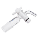 24/29Glass Adapter VacuumFlowControlAdapterwithGlassStopcockMaleGroundJointto Right AngleHoseConnection