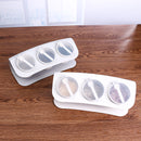 3 Grids Seasoning Bottle Box Condiment Kitchen Storage Container Herb Spice With Spoon