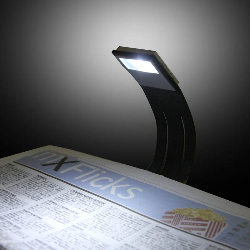 Loskii Portable Travel E-book Led Light for Paper Book Led Reading Lamp Ultra-thin Flexible E-read Book Night Light Reading