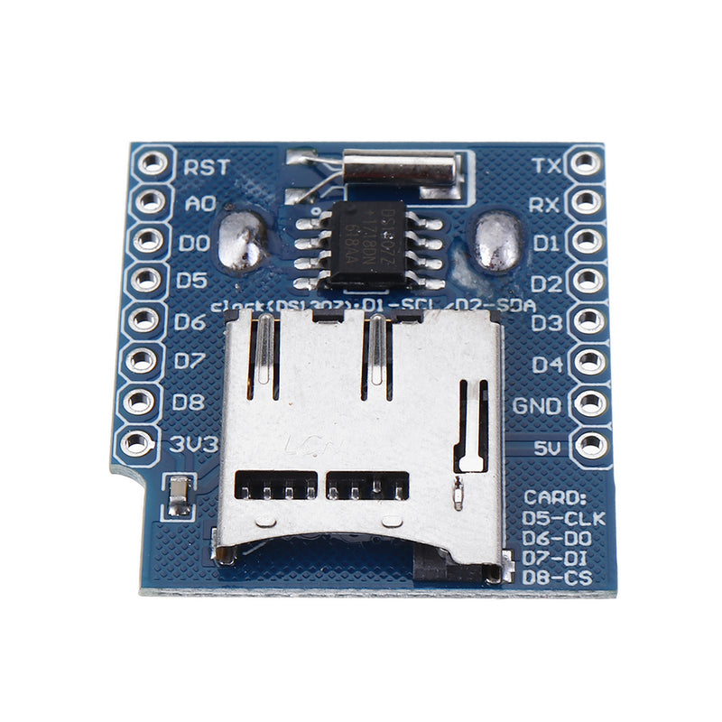 Geekcreit DataLog Shield For WeMos D1 Mini RTC DS1307 Micro SD with Pin Headers