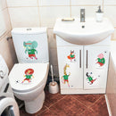 Miico SK7182 Animal Football Team Children's Room Cabinet Sticker Door Sticker Wall Sticker DIY Stickers
