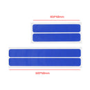 4PCS 3D Carbon Fiber Anti-scratch Waterproof Car Stickers Door Sill Decals Film for Pedal threshold