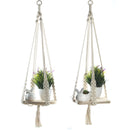 Flower Pot Holder Macrame Plant Hanger Hanging Planter Basket Cotton Rope Braided Craft