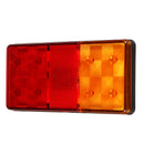 Pair 12V 8 LED Lights Tail Lamp Stop Indicator For Trailer 4WD 4X4 Camper Ute
