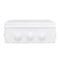 Dustproof Waterproof IP65 Junction Box Universal Electrical Enclosure Cable Case Junction Case Electrical Project Enclosure White