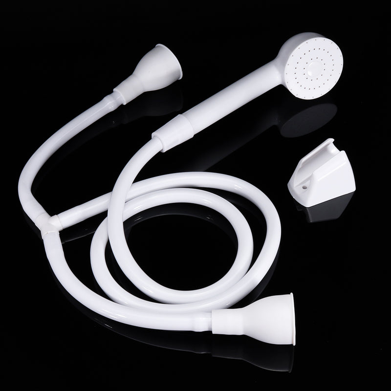 Double Tap Shower Spray Hose Bath Tub Sink Spray Attachment Head Pet Washing Easy Tap Shower Spray Kit