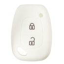 2 Button Soft Silicone Smart Key Fob Case Cover for Renault Kangoo Master Trafic