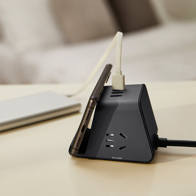 Aigo 5W Wireless Charger Socket 3D Mini Power Strip Socket Outlet 3USB Ports from Xiaomi Youpin