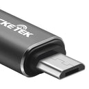 Rocketek Type C Female To Micro USB Male Charging OTG Adapter Converter for Phones Macbook PC Tablet