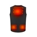Electric Vest Heated Jacket USB Warm Shoulder Back Waist Abdomen Up Heating Pad Winter Body Warmer Cloth