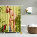 Bathroom Shower Curtains Sexy Woman Shower Curtain Waterproof Polyester Fabric Screen