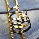 Fashion Titanium Steel Letters Men Bracelet Vintage Mechanical Wrench Open Bangle Bracelets for Men