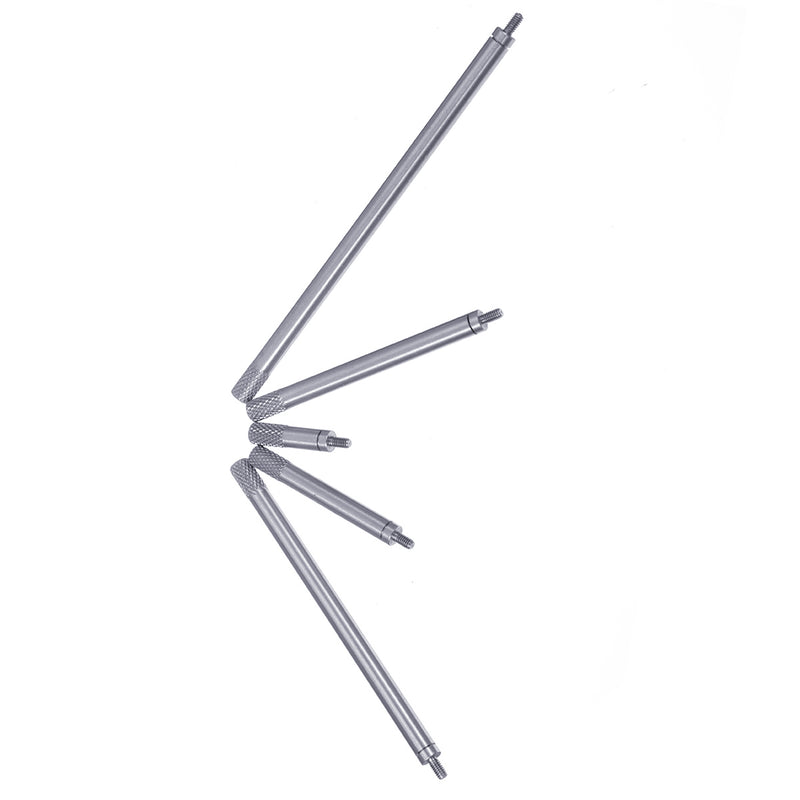 5 Pcs Dial Digital Indicator Depth Gauge Tool Interchangeable Extension Rod M2.5 20 40 60 80 100mm